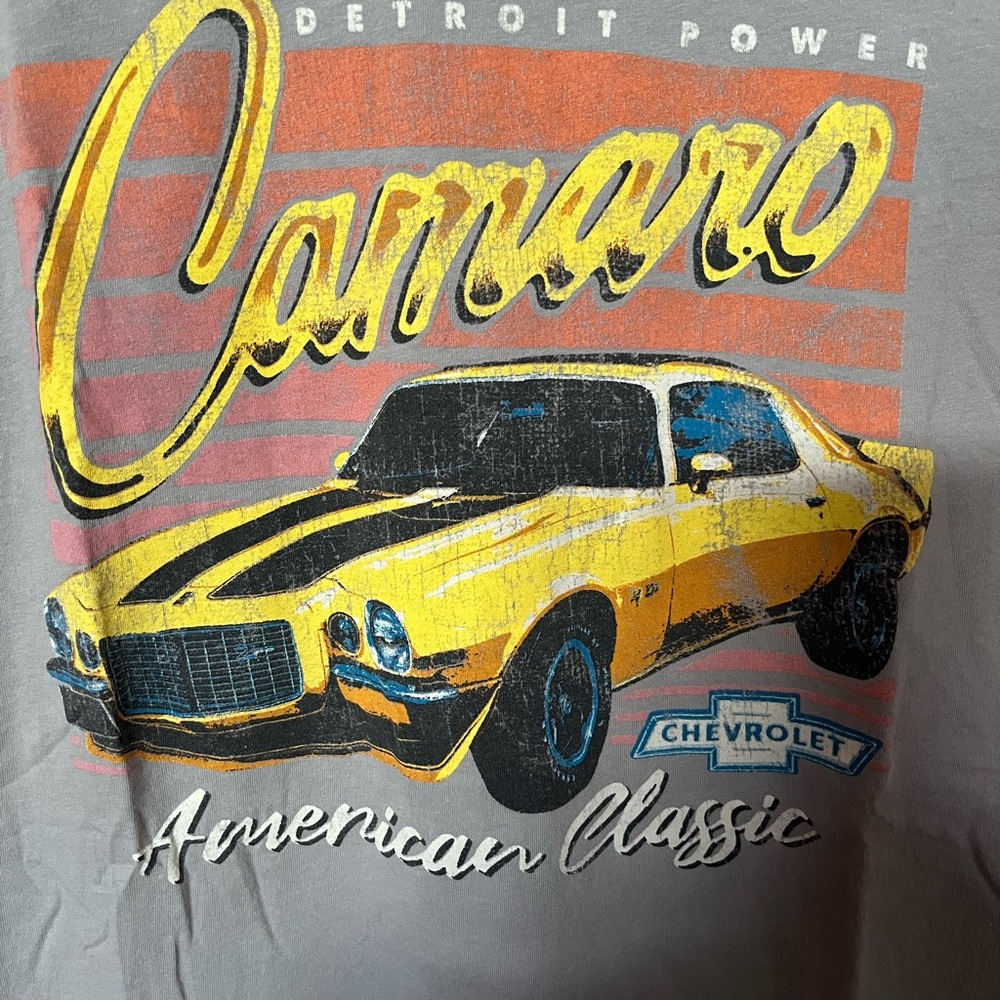 Camaro Graphic Gray T-Shirt